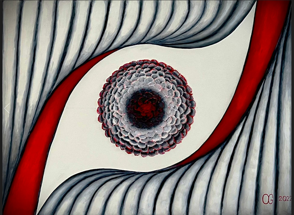 A loving eye, 80×60 cm, 2022, Brussels