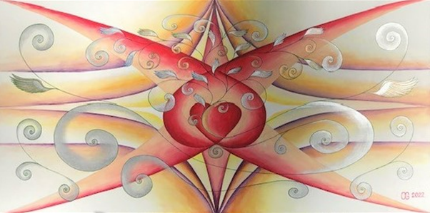 Creation of Life, 120×60 cm, 2022, Brussels